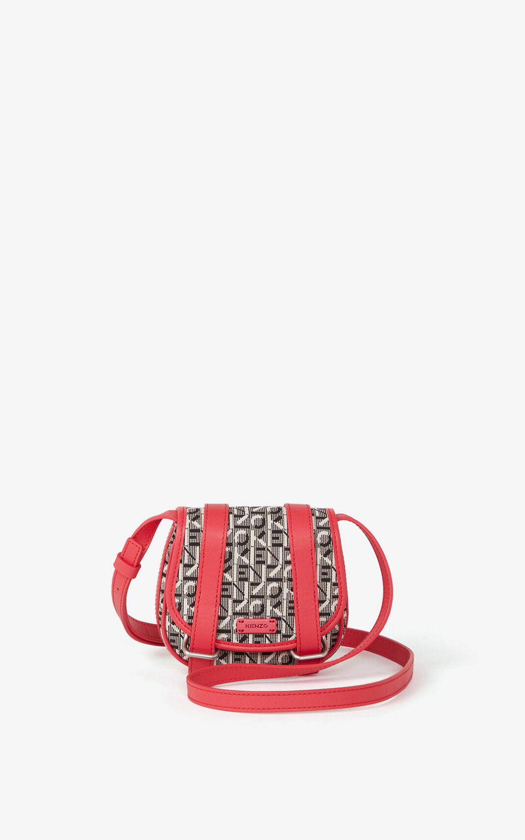 Bolso De Mano Kenzo Mini Courier jacquard Mujer Coral - SKU.5289935